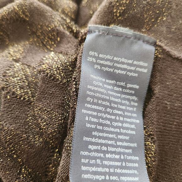 Tommy Hilfiger black metallic ruffle sweater size XXL - Picture 4 of 4